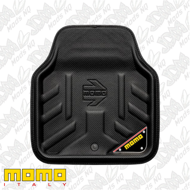 MOMO Drive Preformed Floor Mat Black/Carbon Single
