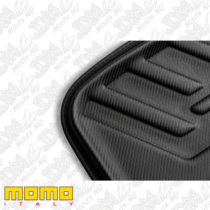 MOMO Drive Preformed Floor Mat Black/Carbon Single