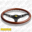 MOMO Indy Heritage Black Wood 350mm Steering Wheel