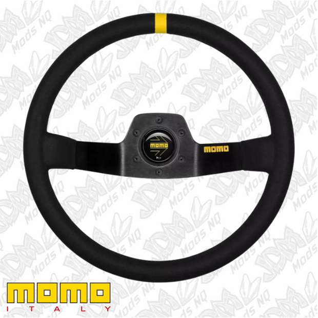 MOMO MOD.02 Black Suede Steering Wheel 350mm