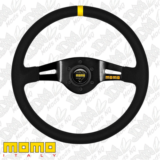 MOMO MOD.03 Black Suede 350mm Steering Wheel