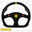 MOMO MOD.30 Black Suede 320mm Steering Wheel W/ Buttons