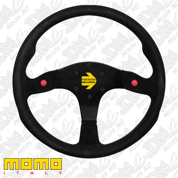 MOMO MOD.80 Black Suede 350mm Steering Wheel