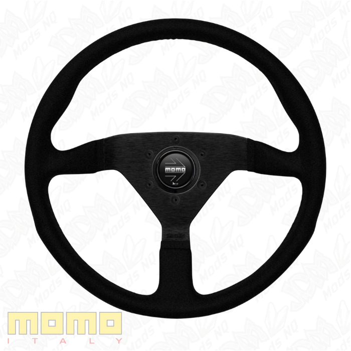 MOMO Montecarlo Black Alcantara 320mm Steering Wheel