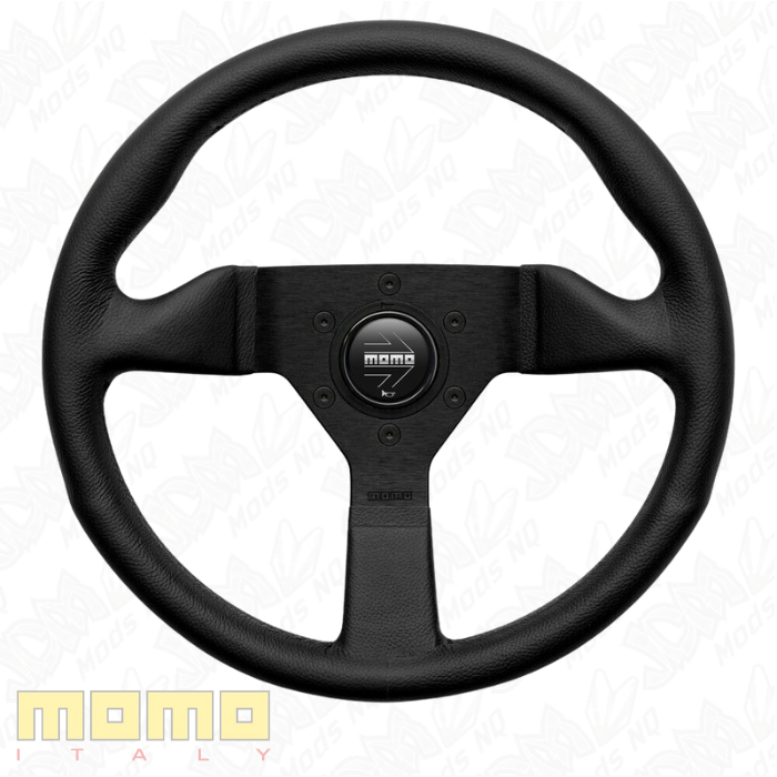MOMO Montecarlo Black Leather 320mm Steering Wheel
