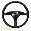MOMO Montecarlo Black Leather With Red Stitching 350mm Steering Wheel HDT 4805 Hub