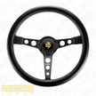 MOMO Prototipo Black Spokes Black Leather 350mm Steering Wheel