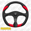MOMO Quark Black/Red 350mm Steering Wheel