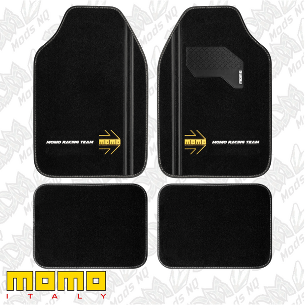 MOMO Sport Floor Mats Black (Set of 4)