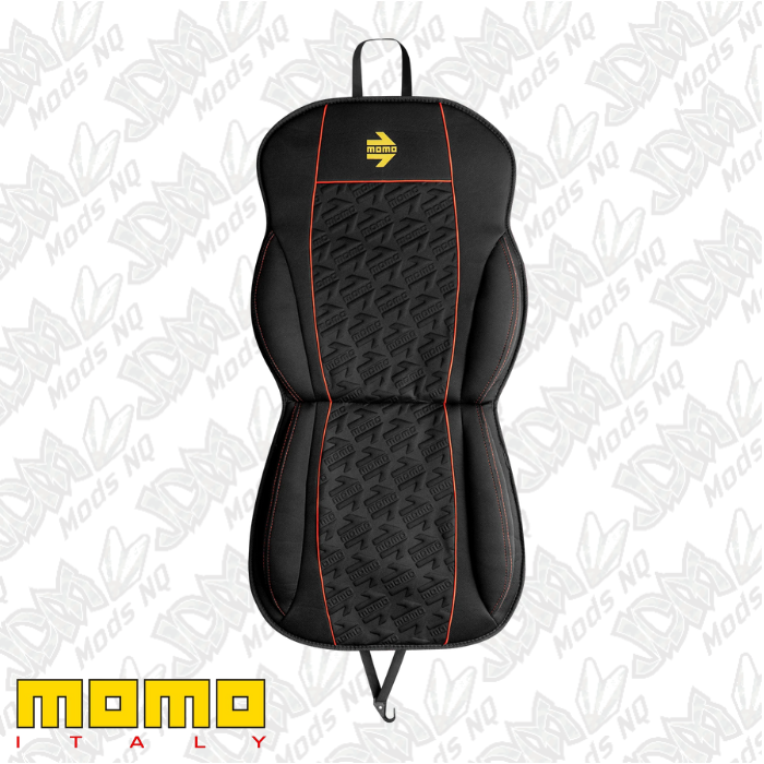 MOMO Style Black/Red Seat Cushion Cover