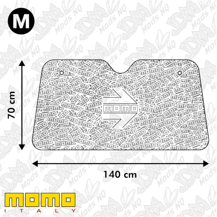 MOMO Sunshade Freccia Red / White (Medium)
