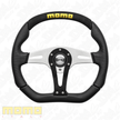 MOMO Trek Black Leather Alcantara 350mm Steering Wheel