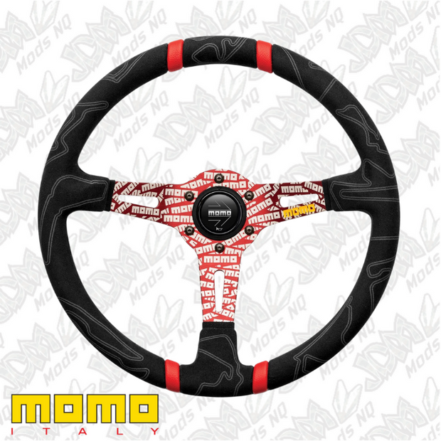 MOMO ULTRA Red 350mm Steering Wheel VULTRARED350R