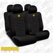 MOMO Young Seat Cover Set - Black/Red