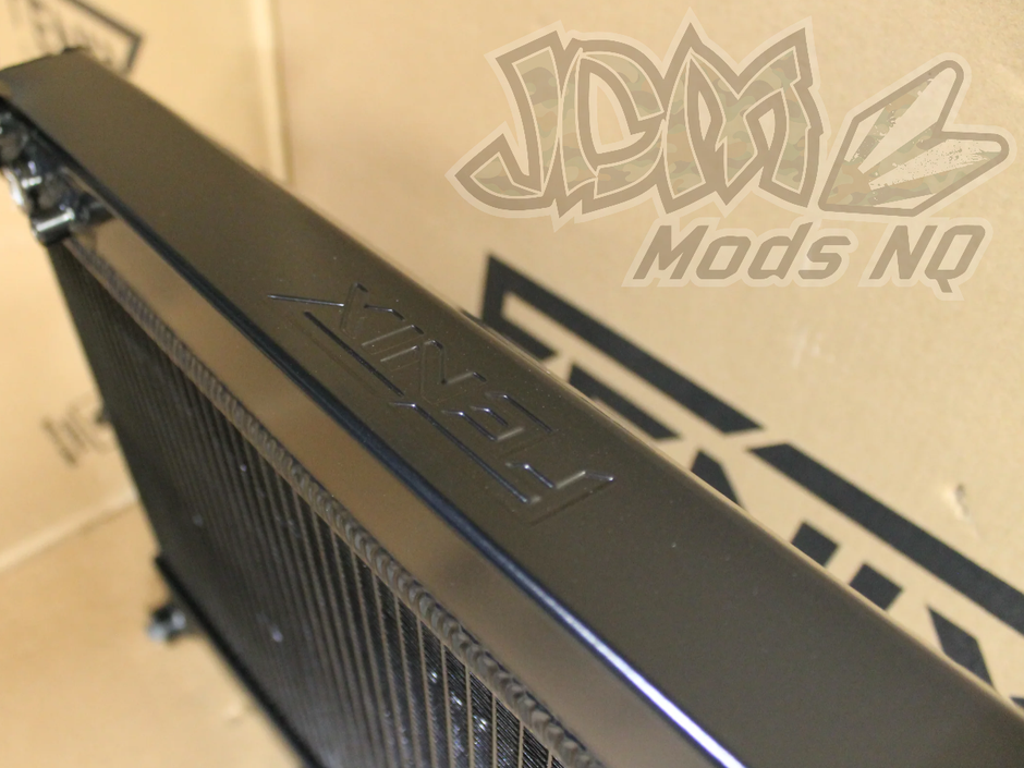 Mazda RX7 Series 1-2-3 Full Alloy Performance Radiator GEN II - Black