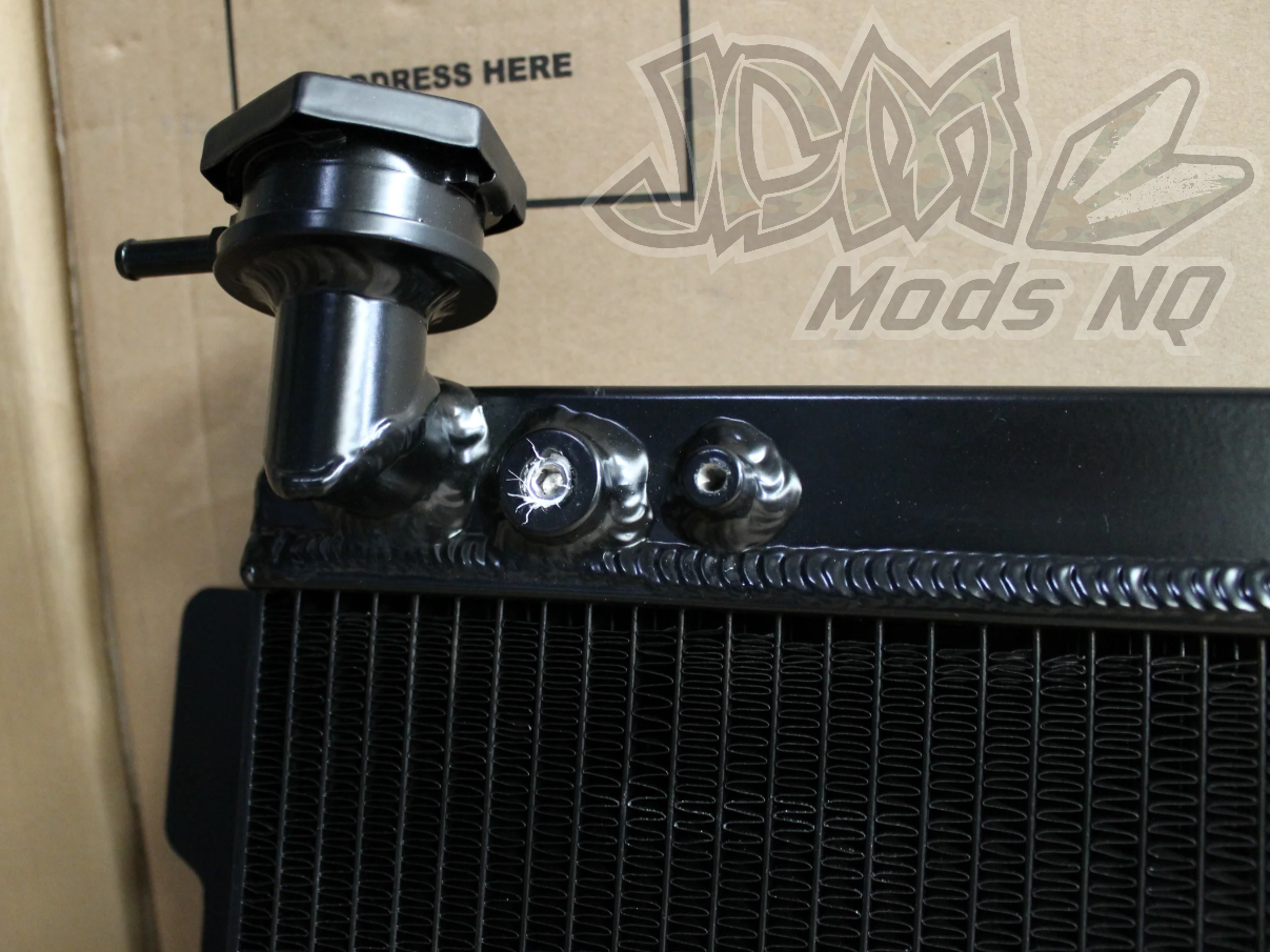 Mazda RX7 Series 1-2-3 Full Alloy Performance Radiator GEN II - Black