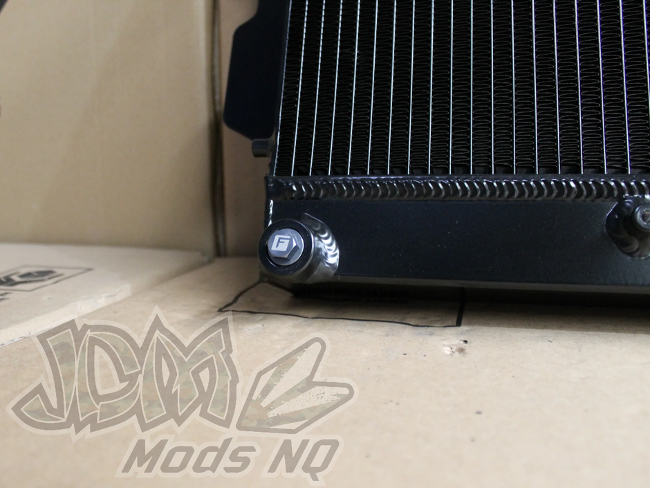 Mazda RX7 Series 1-2-3 Full Alloy Performance Radiator GEN II - Black