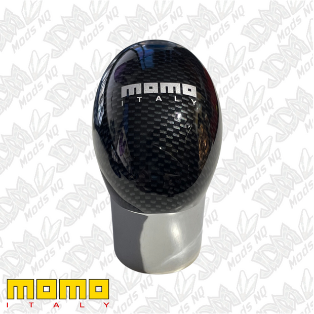 Momo Gear Knob F16 Carbon S Chrome