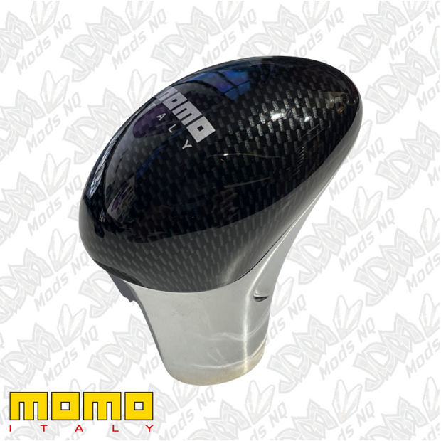Momo Gear Knob F16 Carbon S Chrome