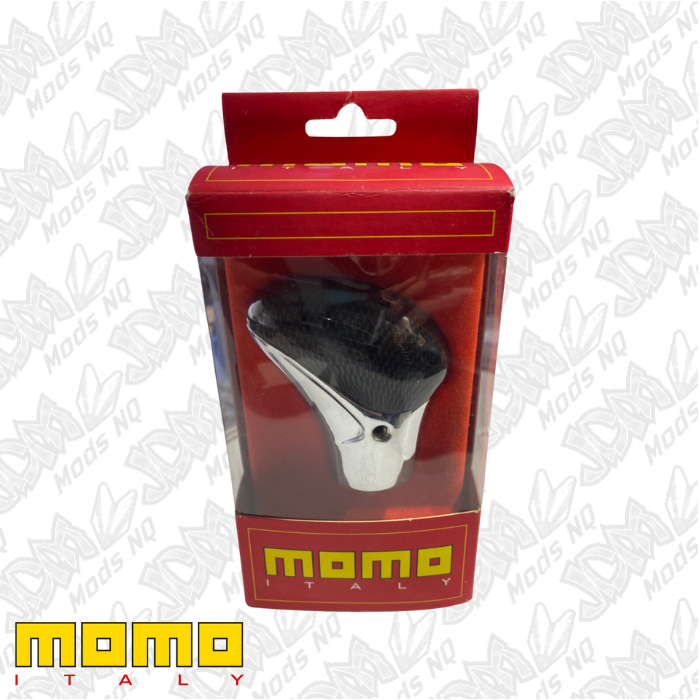 Momo Gear Knob F16 Carbon S Chrome