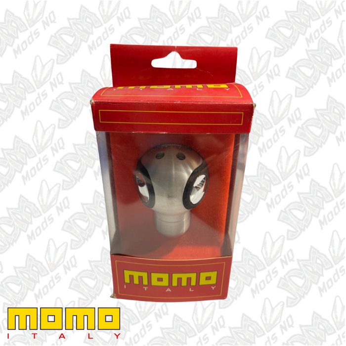 Momo Gear Knob Streetball Satin Black Leather
