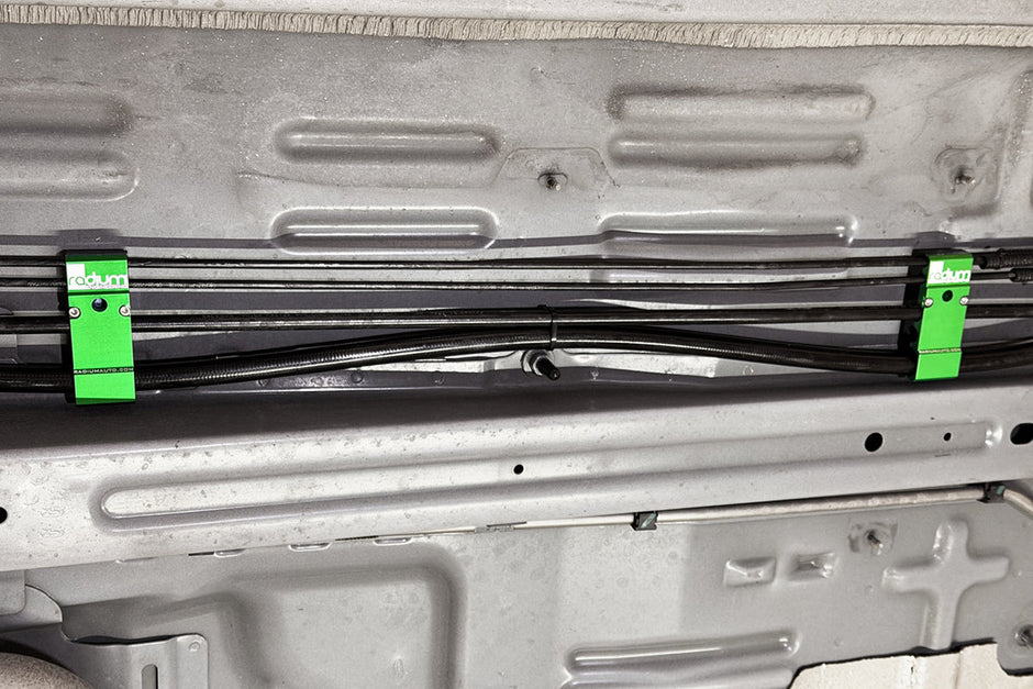 Radium Fuel & Brake Line Retainer Kit, Ford Mustang (2015+)
