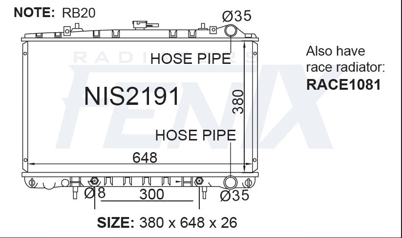 Skyline — NIS2191-PA26A — manufacturer main image