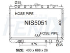 Nissan A33 Maxima Radiator (DEC/1999 - NOV/2003) — NIS5051-PA26A — manufacturer main image