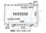 Nissan Elgrand E50 Diesel Radiator (AUG/1999 - APR/2002) — NIS5556-PA26A — manufacturer main image
