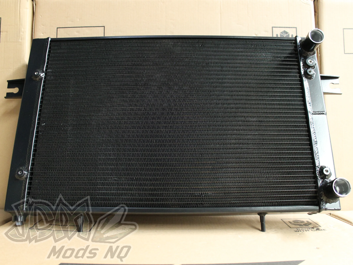 FENIX Nissan Silvia S14 S15 1JZ 2JZ RB LS Full Alloy Conversion Radiator (Tucked) - Black