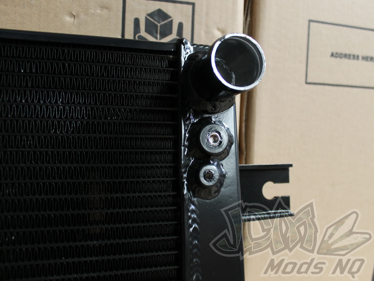 FENIX Nissan Silvia S14 S15 1JZ 2JZ RB LS Full Alloy Conversion Radiator (Tucked) - Black