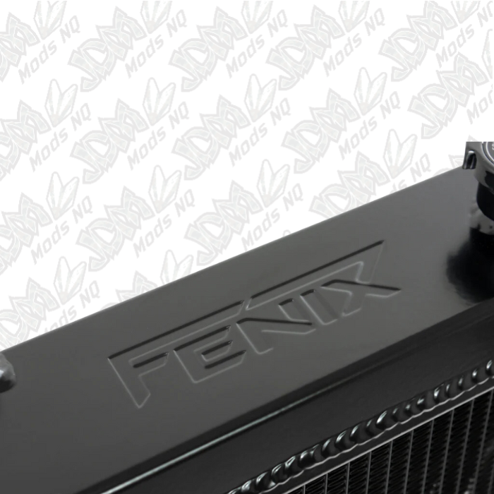 Full Alloy Conversion Radiator for Nissan Skyline R33-R34 (Crossflow) - Black
