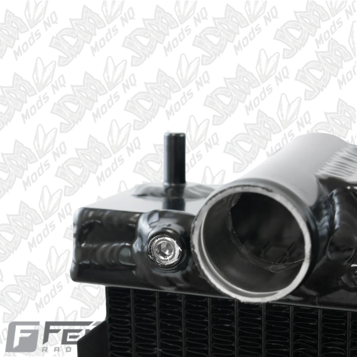 Full Alloy Conversion Radiator for Nissan Skyline R33-R34 (Crossflow) - Black
