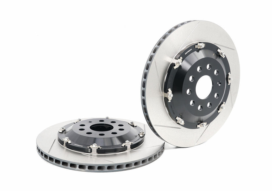 Paragon 2-piece Rotors Rear Pair 350mm x 22mm (13.78" x 0.87") - Audi RS3 (8V / 8V.5) Inc. Caliper Carrier