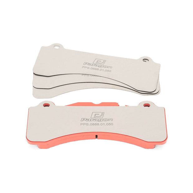 Paragon PPS888 Titanium Brake Pad Shims — Brembo GT Kit 6-Piston (GT6)