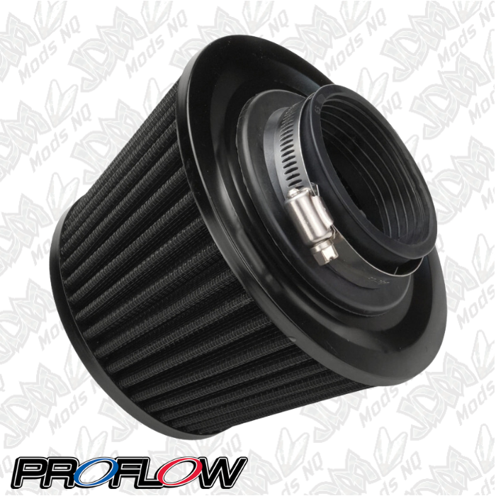 Proflow Air Filter Pod Style Black 100mm High 76mm (3in. ) Neck PFEAF-10076B