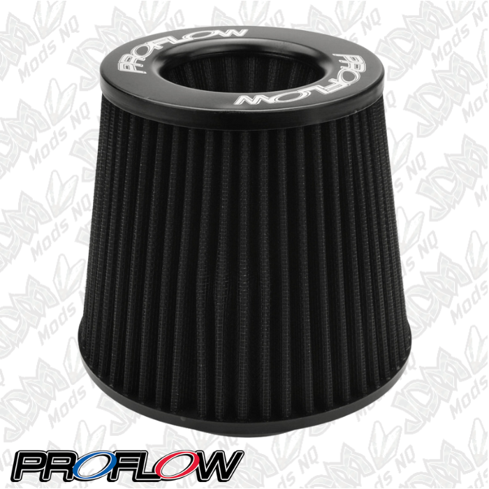 Proflow Air Filter Pod Style Black 130mm High 100mm (4in. ) Neck PFEAF-13100B
