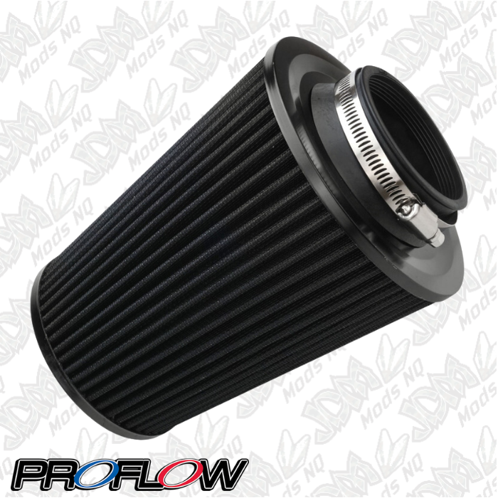 Proflow Air Filter Pod Style Black 190mm High 100mm (4in. ) Neck PFEAF-19100B