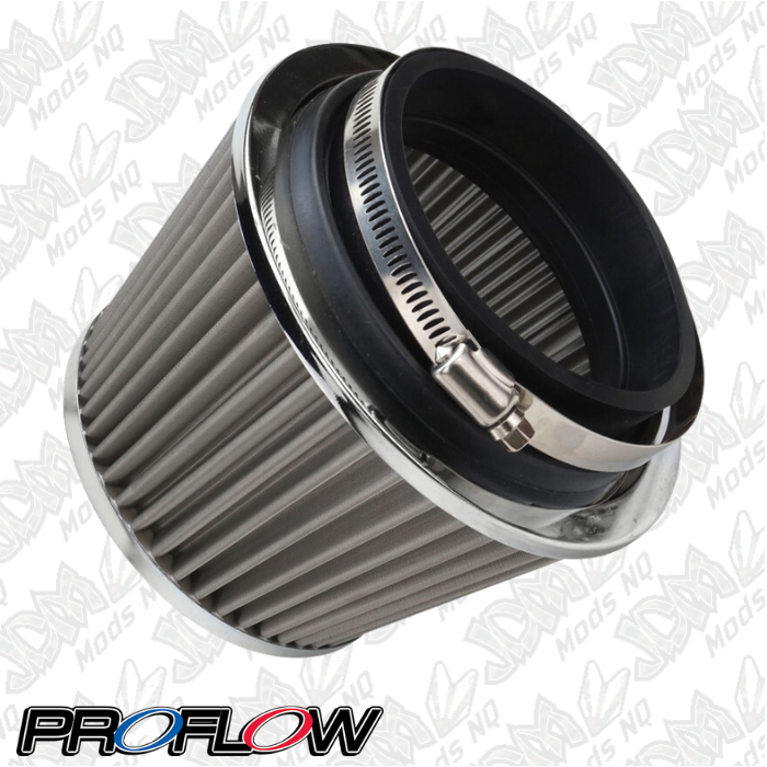 Proflow Air Filter Pod Stainless 100mm High 100mm (4in) Neck