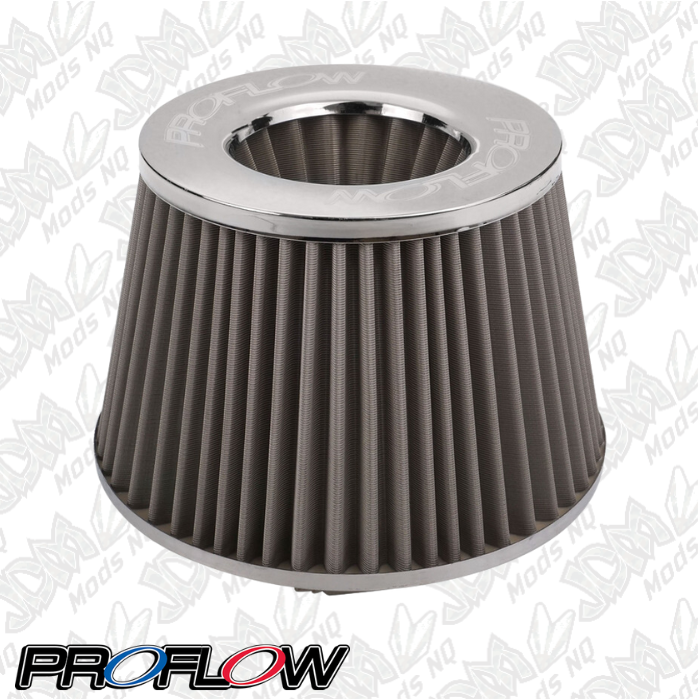 Proflow Air Filter Pod Style Stainless Steel 100mm High 76mm (3in. ) Neck
PFEAF-10076S