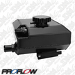Proflow Coolant Overflow Expansion Tank, Recirculating, For Ford Falcon Barra, XR6 BA/BF/FG, Fabricated Aluminium, Black Anodised PFEROBABK