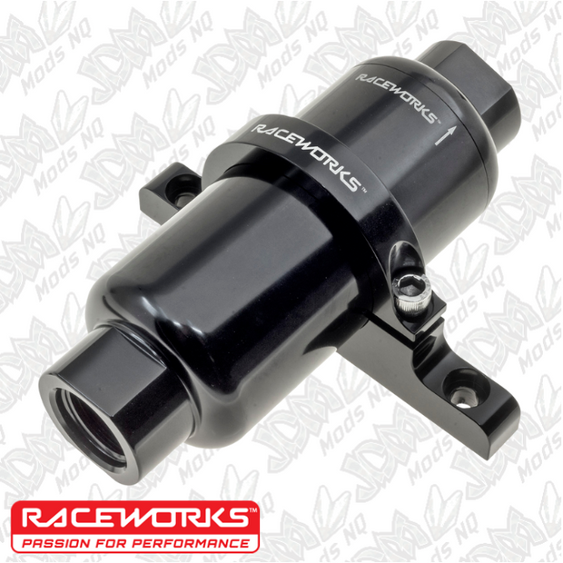 Raceworks 50mm Billet Fuel Filter Bracket ALY-076BK