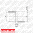 Raceworks Silicone Hose Straight Reducer