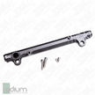 Radium Black Fuel Rail Only - Mitsubishi Evo X