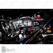 Radium Black Fuel Rail Only - Mitsubishi Evo X