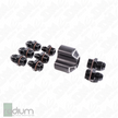 Radium Distribution Block 3 x 8AN ORB to 1 x 10AN ORB w/Fittings