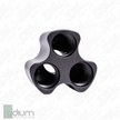Radium Distribution Block 3 x 8AN ORB to 1 x 10AN ORB w/Fittings