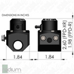 Radium FPD-R/FPD-XR Inline Fuel Pulse Damper Kit