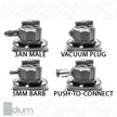 Radium FPRD RA Fuel Pressure Regulator Damper