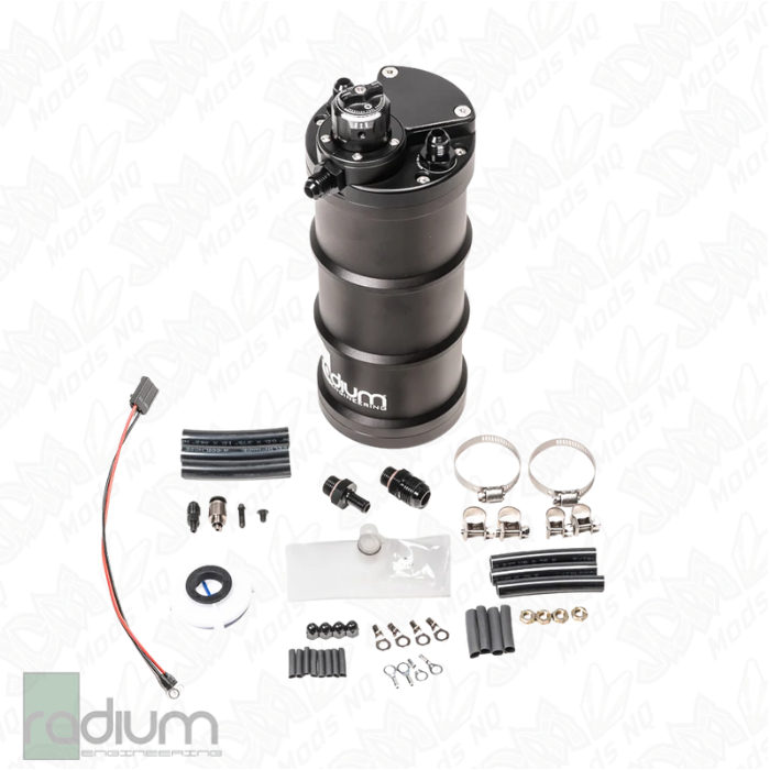 Radium FSTR RA Fuel Surge Tank w/Integrated FPR Fuel Pressure Regulator
